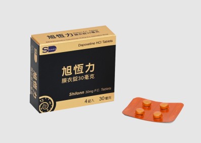 旭恆力® Shilonn 達泊西汀膜衣錠 30mg 4錠/盒｜掌控射精節奏，從容迎戰