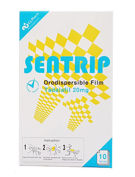 Sentrip 犀利士口溶片 20mg 10片/盒｜舌上即溶，36小時從容表現
