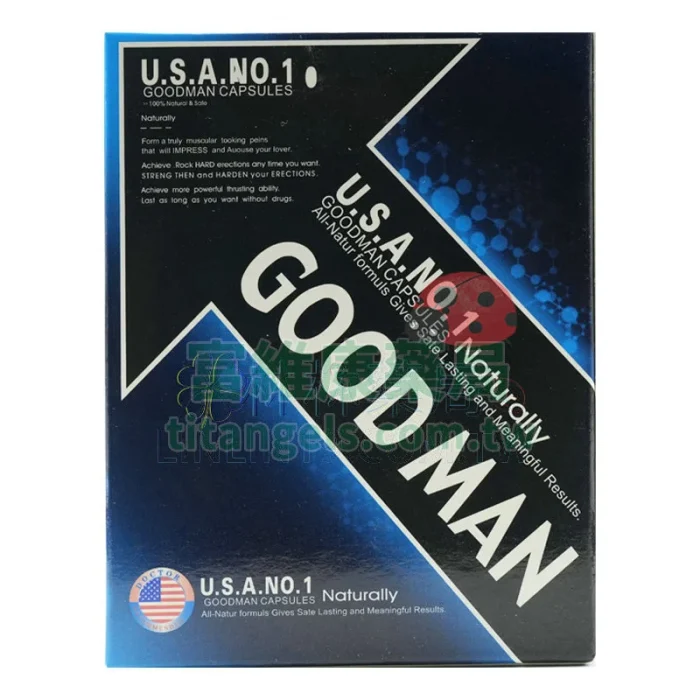 Goodman增大丸 60顆/瓶｜專利級男性強化配方，穩住硬實力與自信節奏