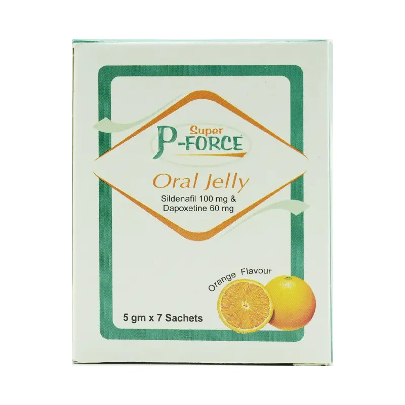 雙效果凍威而鋼 Super P Force Oral Jelly 160 mg（7包/盒）| 果凍好入口，30–60分鐘快速起效