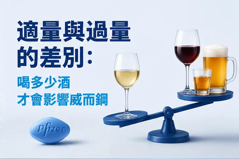 🥂 適量與過量的差別：喝多少酒才會影響威而鋼