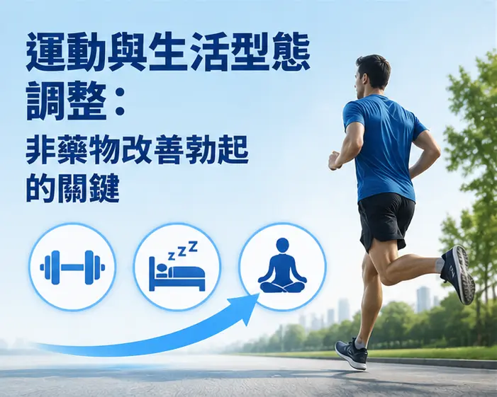 🏃 運動與生活型態調整:非藥物改善勃起的關鍵 🏃 運動與生活型態調整:非藥物改善勃起的關鍵