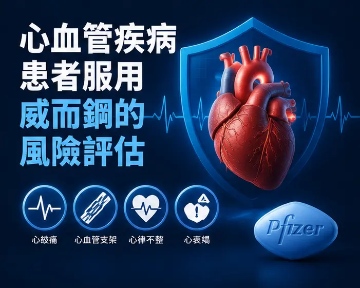 ❤️ 心血管疾病患者服用威而鋼的風險評估