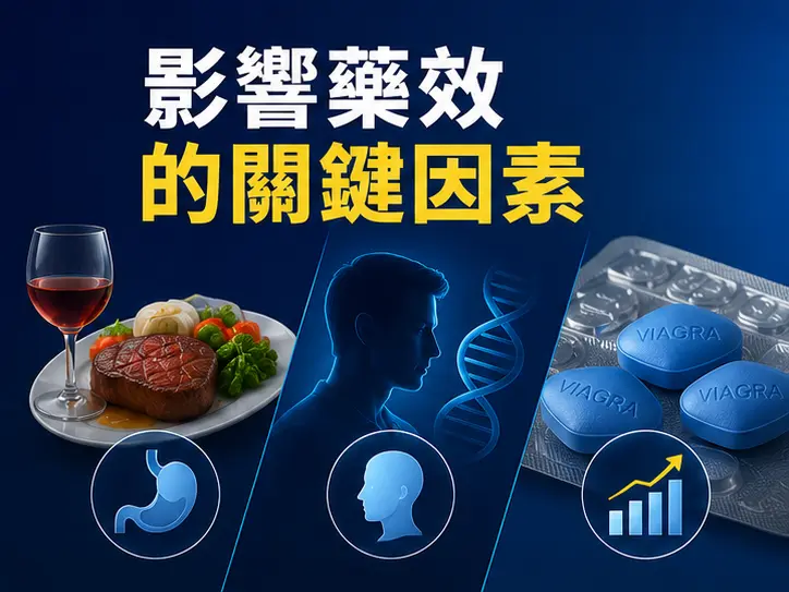 🍷 哪些因素會影響威而鋼藥效期？