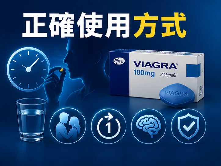 🩺 藥師衛教：威而鋼的正確使用方式