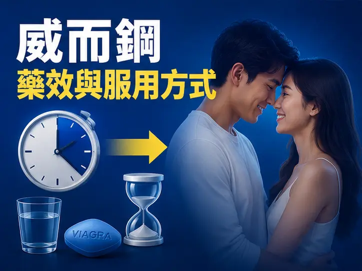 ⏱️ 威而鋼藥效時間與服用方式解析 ⏱️ 威而鋼藥效時間與服用方式解析